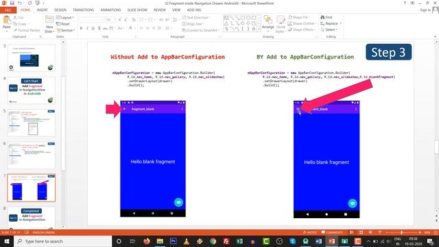 Add Fragment in Navigation Drawer in AndroidX studio | Android Studio 3.6+ | NavigationView | 2020 смотреть онлайн