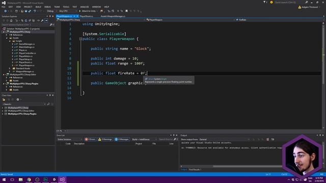Making a Multiplayer FPS in Unity (E12. Rapid Fire) - uNet Tutorial смотреть онлайн