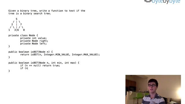 Interview Question: Binary Search Tree смотреть онлайн