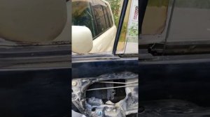 Установка или Замена заднего пассажирского стекла на Тойота Surf 130   в домашних условиях.
