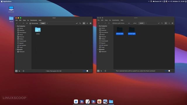 How to Customize Your Cinnamon Desktop Look Like MacOS Big Sur смотреть онлайн