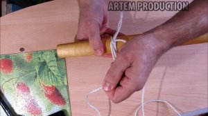 Как вязать узел ВЕДЕРНЫЙ.