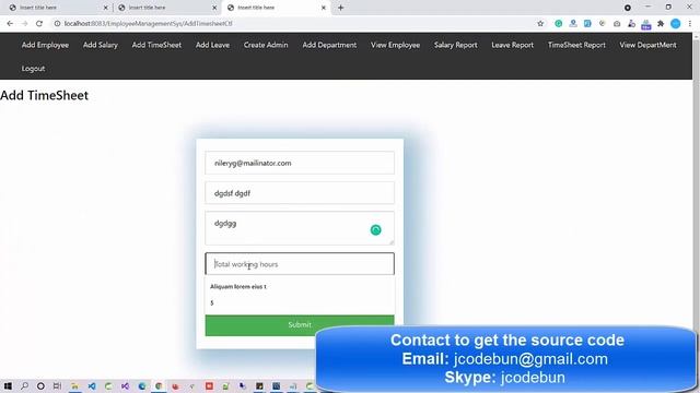 Employee Management Project in java Using JSP and Servlet || 2021 смотреть онлайн