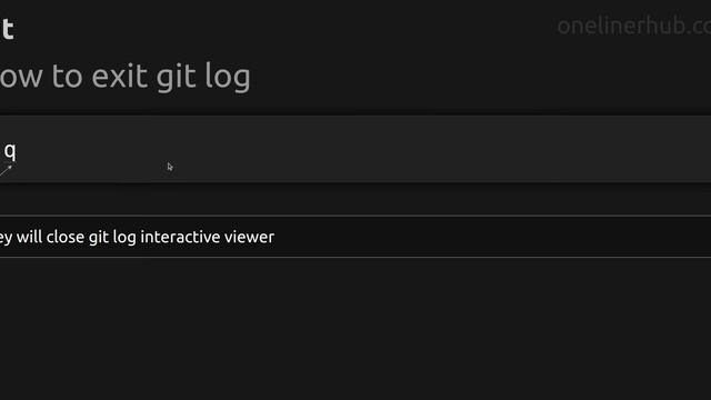 How to exit git log #gitar смотреть онлайн