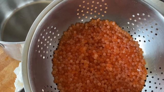 Как засолить красную икру . красная икра пяти минутка . смотреть онлайн