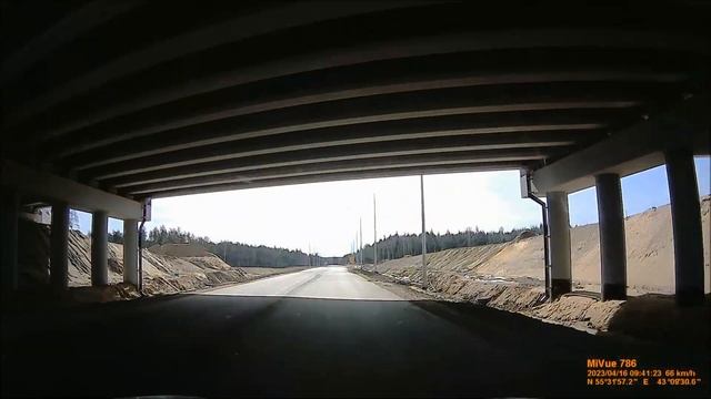 Строительство трассы М-12 севернее р.п. Мухтолово Ардатовского района Нижегородской области.Часть смотреть онлайн