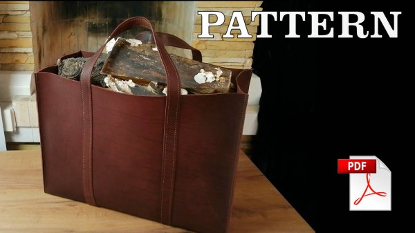 Я пробил почти 3000 отверстий что бы сшить сумку для...... ДРОВ! | Making a firewood bag