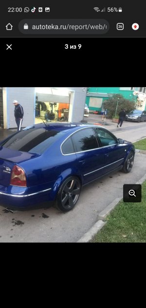 vw passat w8 звук выхлопа