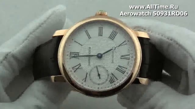 Обзор. Мужские наручные часы Aerowatch 50931RO06 смотреть онлайн