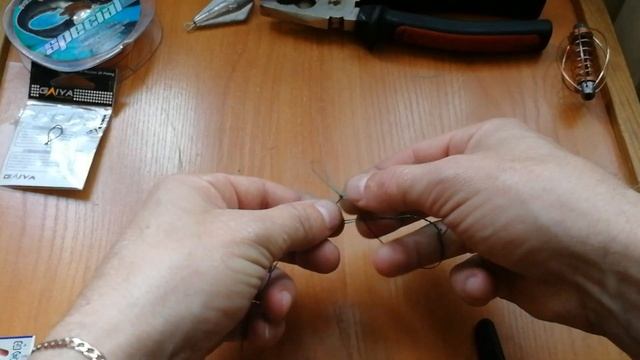 Как привязать два крючка чтобы не путались | Fishing knot / 2 hooks so as not to get confused смотреть онлайн