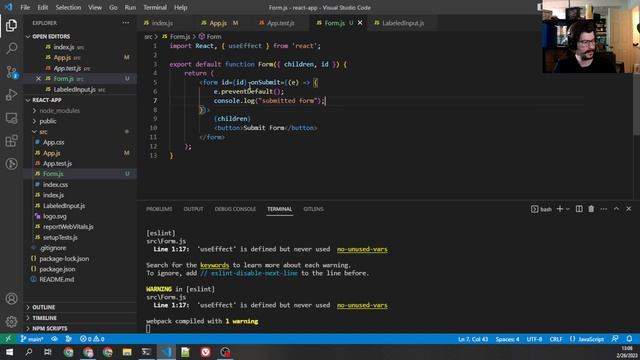 React part 3: Children and event handling смотреть онлайн