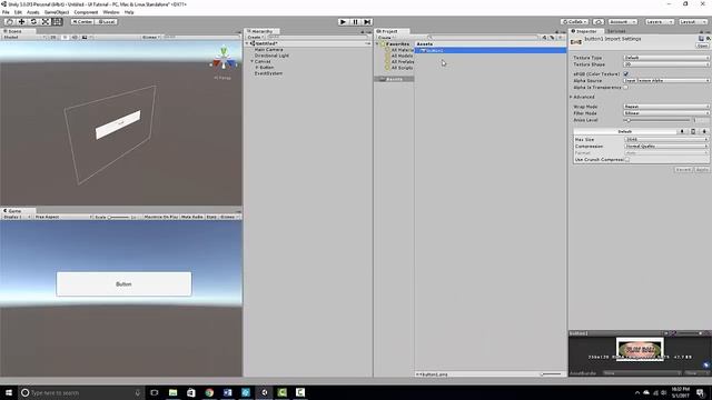 From Photoshop To Unity UI Button Texture смотреть онлайн