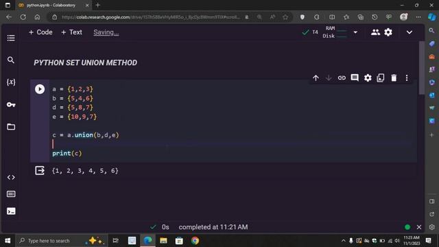 Set Union Function in Python for Beginners смотреть онлайн