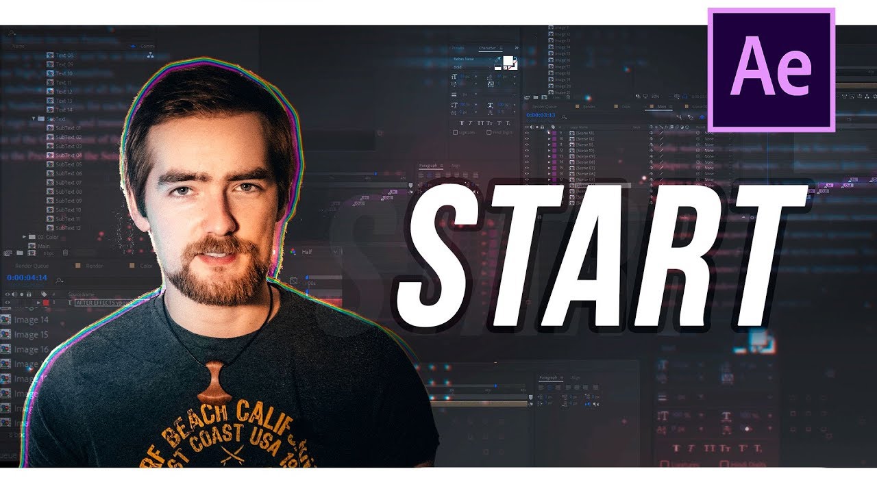 AFTER EFFECTS для начинающих! Урок 1.