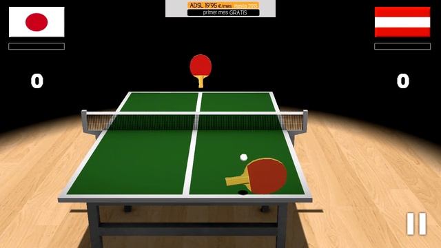 Ping pong with Virtual Table Tennis 3D смотреть онлайн