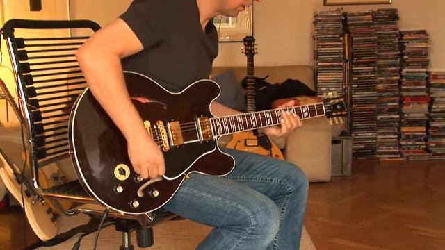 2010 Gibson ES-345 Custom Shop, walnut Part2 смотреть онлайн