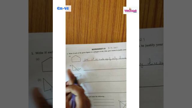 Grade - 6, Ch:4 Basic Geometrical Ideas, Worksheets-30 & 3, Workbook pgs:39, 40 (08-09-2021) смотреть онлайн