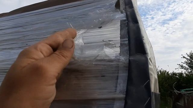 Теплица из стрейч пленка, 4 месяца эксплуатации ( август 2021) смотреть онлайн