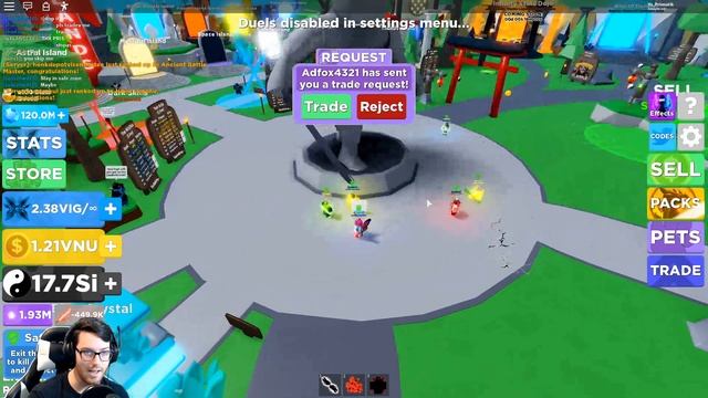⏰NINJA LEGENDS COUNTDOWN TO INFINITY STATS DOJO!⏰ *GIVEAWAY* (Roblox) смотреть онлайн