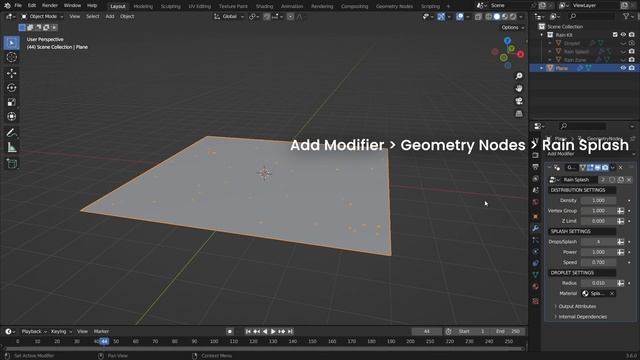 Free Rain Generator for Blender смотреть онлайн