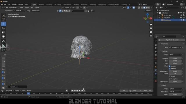 Disintegrate 3D Objects to Dust particles under 2 mins | Blender tutorial смотреть онлайн