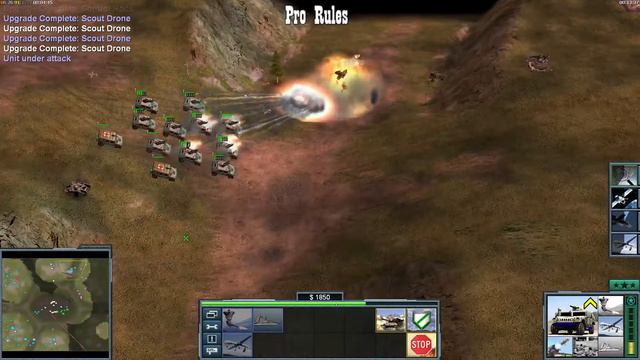C&C Generals Zero Hour - Defcon FFA Games & 1v1s смотреть онлайн