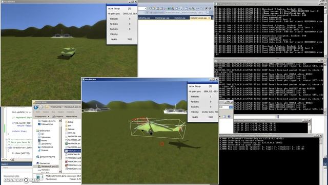 Проект сетевой многопользовательской аркады/симулятора под PC/Windows смотреть онлайн