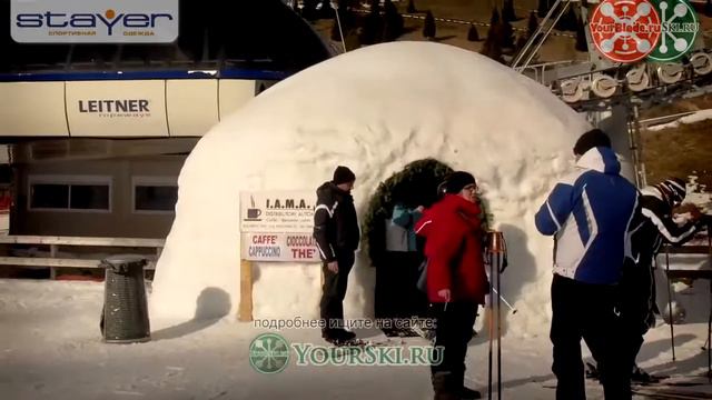 Италия. Горнолыжный курорт Folgaria. смотреть онлайн