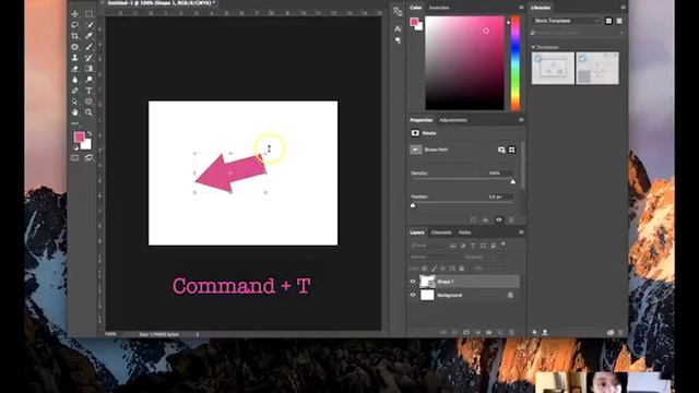 How to Rotate Objects in Adobe Photoshop CC 2017 смотреть онлайн