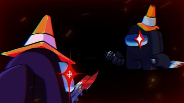 FNF Vs Impostor V4 | Defeat But Black V3 Vs Black V4 (FNF COVER)