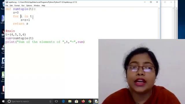 Function008: Passing string,list,tuple and dictionary as argument of function смотреть онлайн