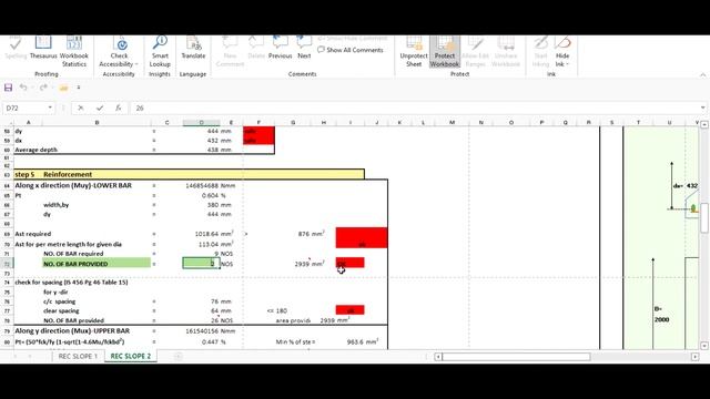 Design of sloped footing using excel sheet # Rectangular footing #IS456:2000 #2022 смотреть онлайн