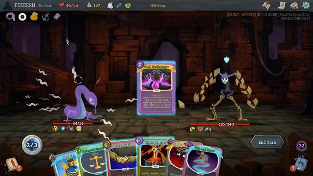 Let's Play Slay The Spire [Modded] - PC Gameplay Part 18 - Snek! смотреть онлайн
