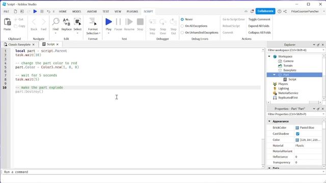 Scripting with NEW ROBLOX AI CODE ASSIST: AI Powered Code Completion (Roblox Studio Generative AI) смотреть онлайн
