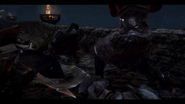 EPIC CINEMATIC BATTLE OF HELM'S DEEP | SKYRIM LOTR | смотреть онлайн
