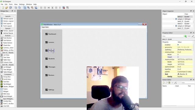 Complete SIDEBAR in PyQT5 and QT Designer | GUI Series | PART 7 смотреть онлайн