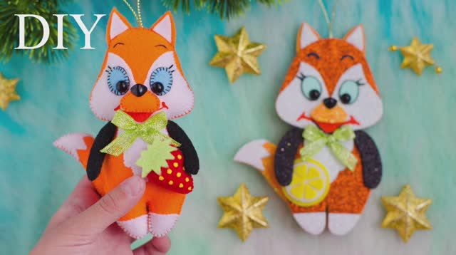 ЛИСИЧКА из ФЕТРА своими руками смотреть онлайн
