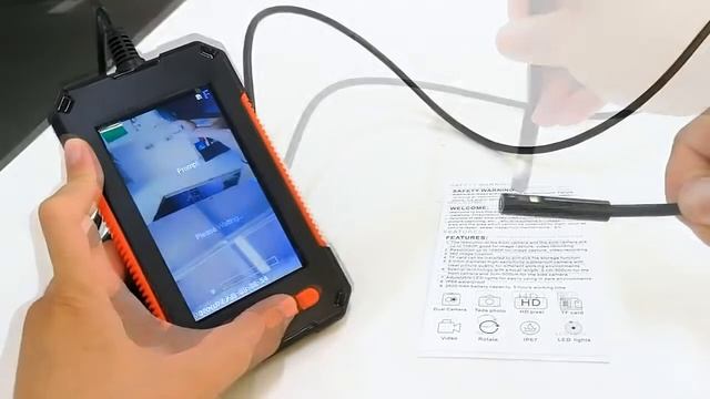 P40 8mm Dual Lens Industrial Endoscope | 1080P Full HD 43 inch LCD | Digital Inspection Camera смотреть онлайн