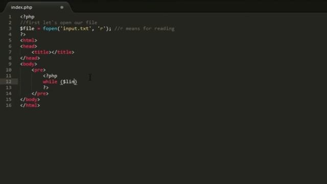 LEARN PHP How to open and read text file смотреть онлайн