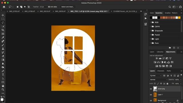 How To Create Snoot Effect to Studio backgrounds In Photoshop смотреть онлайн