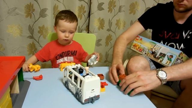 VLOG: Собираем новые игрушки Lego Duplo / Играем в прятки / Рисуем смотреть онлайн