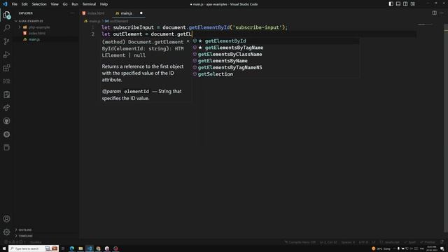 34. Simple PHP Example to get the subscribe list using XMLHttpRequest Object - AJAX смотреть онлайн