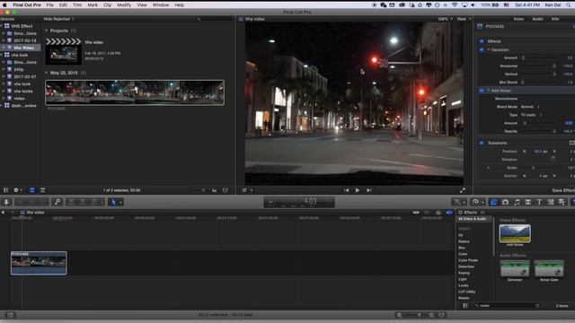 Create VHS Effect - 80s/90s Look On Your Footage! (Final Cut Pro, No Plugins) смотреть онлайн