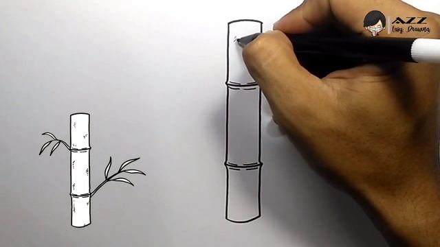 How to draw Bamboo step by step смотреть онлайн