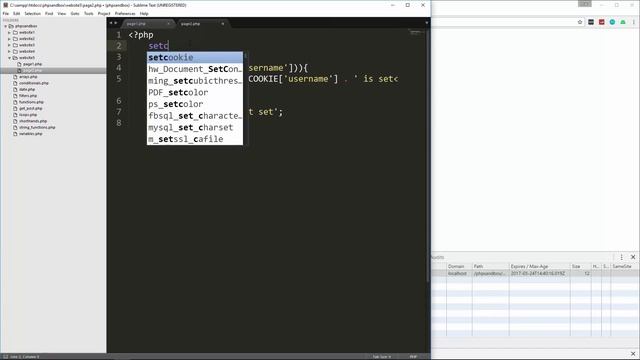 PHP Front To Back [Part 17] - Cookies Tutorial смотреть онлайн