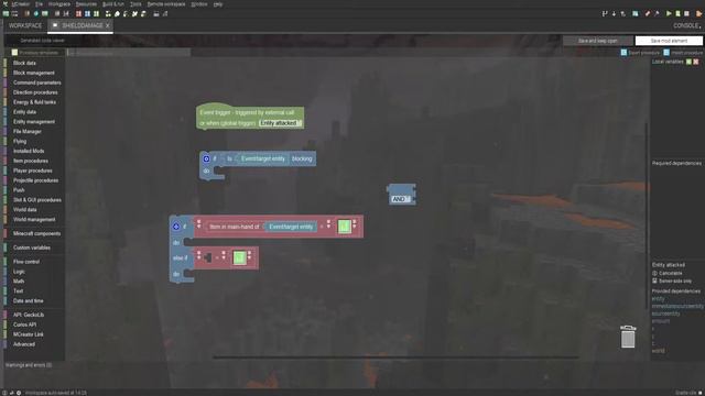 Making a Shield with Mcreator смотреть онлайн