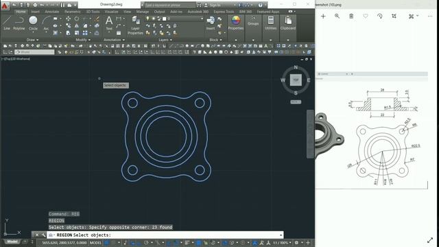 AutoCAD 3D drawing Tutorial. (Mech.CAD) смотреть онлайн