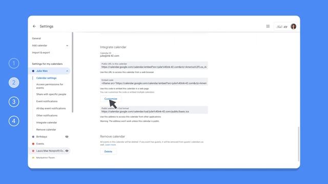 How to: Add a calendar to your website in Google Calendar смотреть онлайн