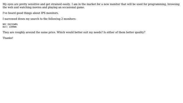 Unix & Linux: What IPS monitor should I buy? смотреть онлайн