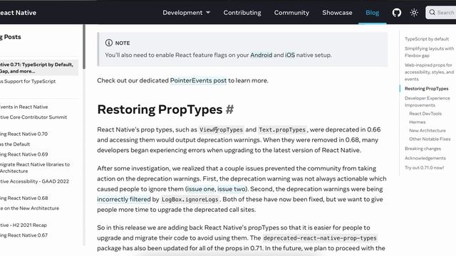 React Native 0 71 released смотреть онлайн